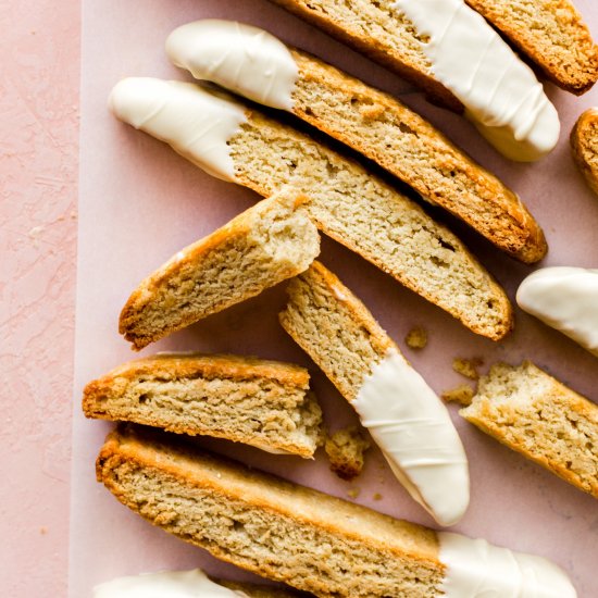 Sweet Vanilla Bean Biscotti