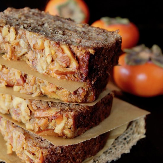 Spiced Apple Persimmon Cake