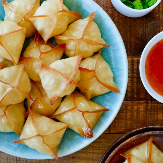 Crispy Baked Crab Rangoon