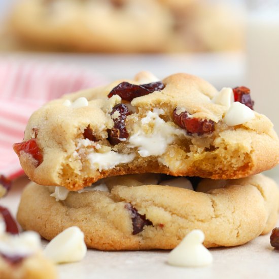 White Chocolate Cranberry Cookies