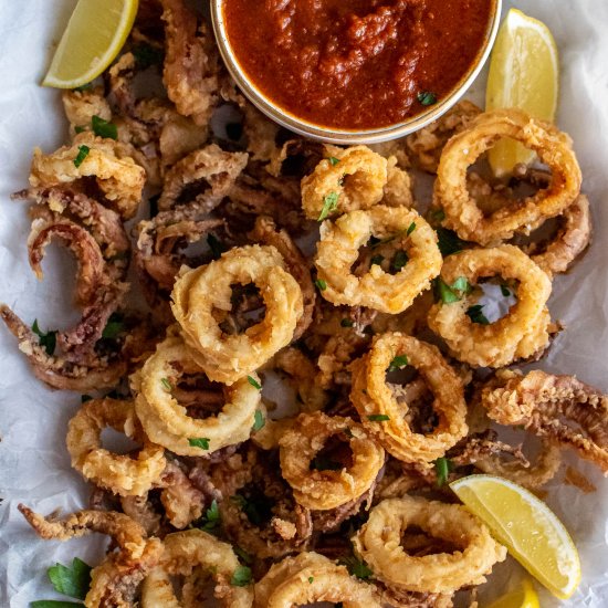 Easy Fried Calamari