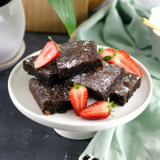 Fudgy Cornstarch Brownies