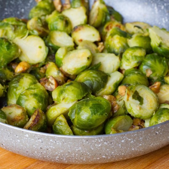 Brussels sprouts with chestnuts