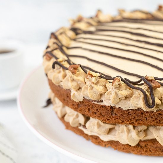 Coffee Cake with Coffee Cream Frost