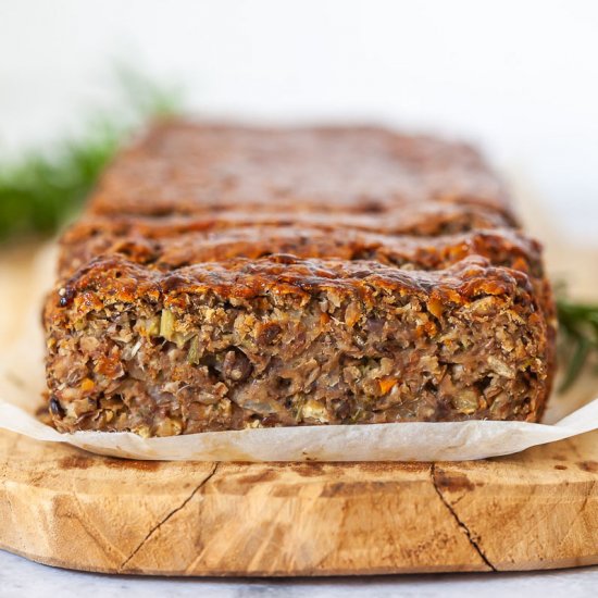 Easy Vegan Lentil Loaf