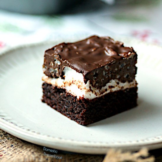 Chocolate Peanut Butter Brownies