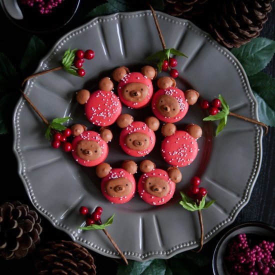 Festive Christmas Macarons