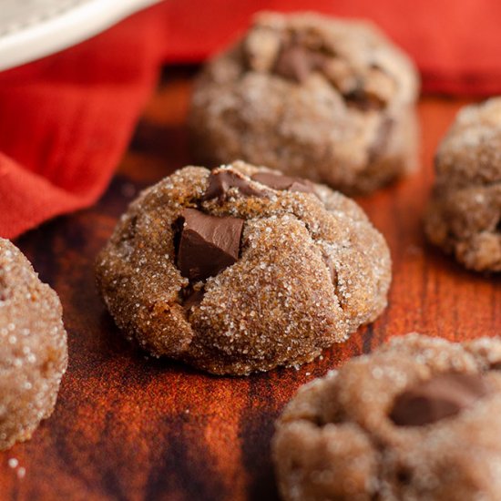 gingerbread chocolate cookies