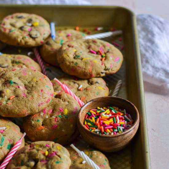 Funfetti Birthday Cookies