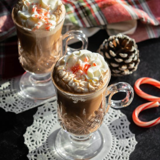 Boozy Peppermint Mochas