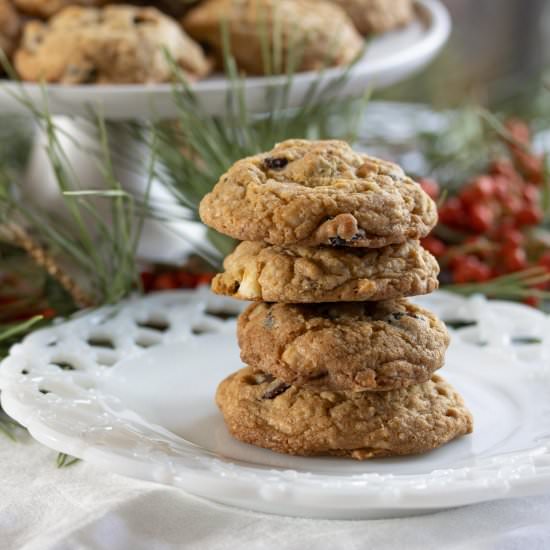 Dried Cranberry Chocolate Cookies