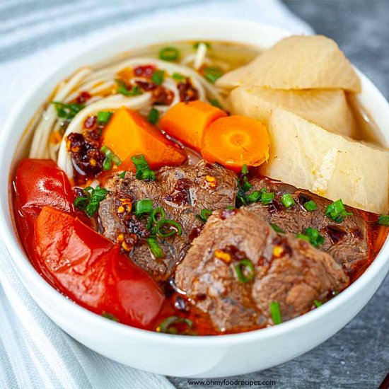 Taiwanese Beef Noodle Soup