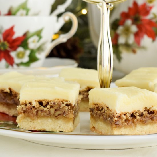 Pecan Shortbread Square Recipe