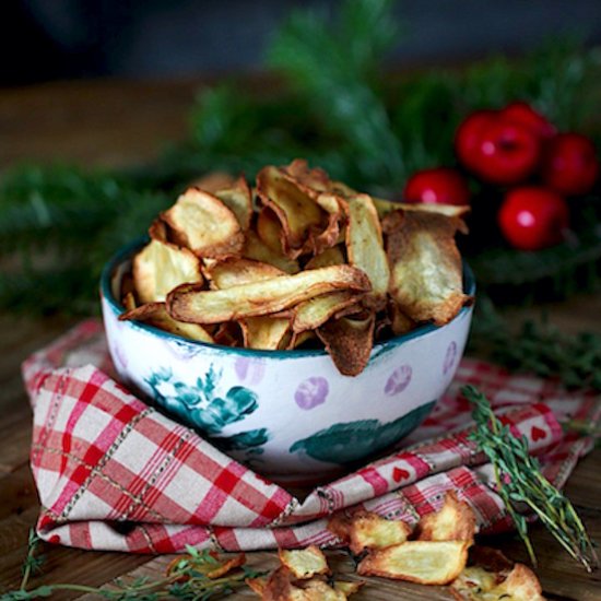 Parsnip Thyme Crisps