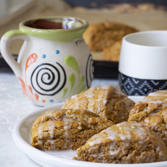 Moist Pumpkin Spice Scones