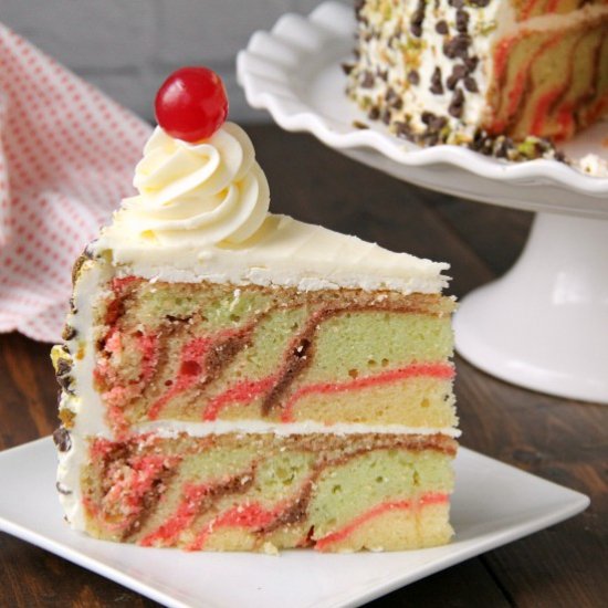 Spumoni Cake