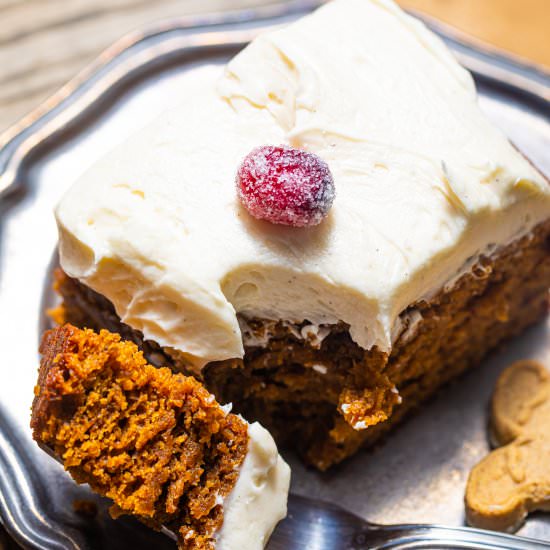 Gingerbread Sheet Cake