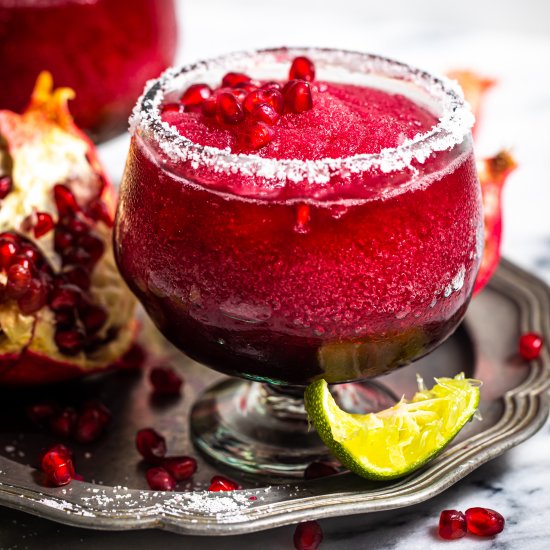 Frozen Pomegranate Margarita