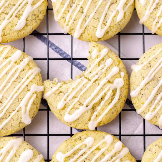 Double Lemon Poppyseed Cookies