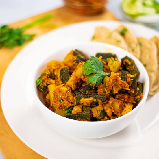 Okra Stir Fry (Bhindi masala)