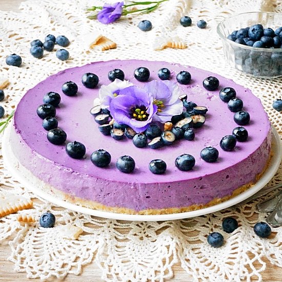 No-Bake Blueberry Cheesecake