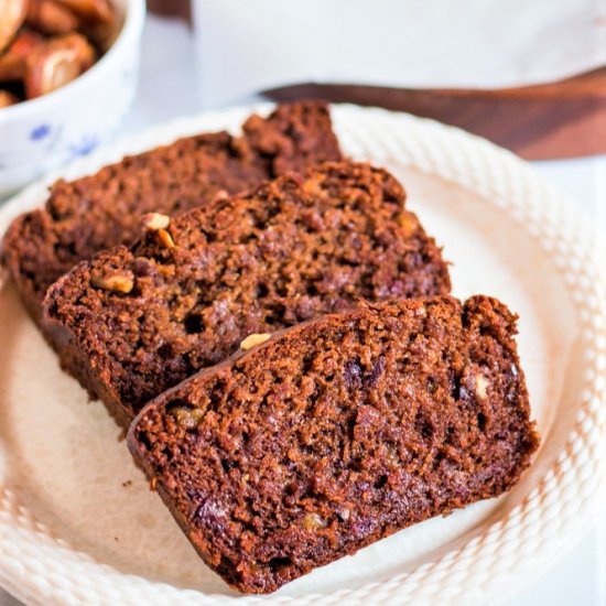 EGGLESS HEALTHY DATES WALNUT CAKE