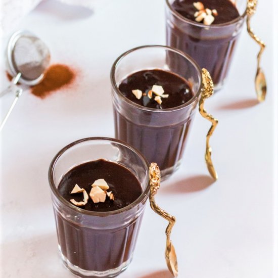 EGGLESS CHOCOLATE COFFEE PUDDING