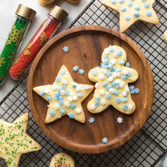 Almond Flour Sugar Cookies