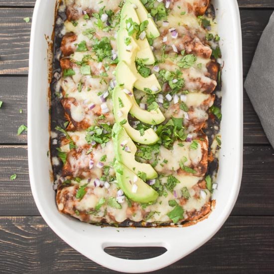 Healthy Chicken Enchiladas