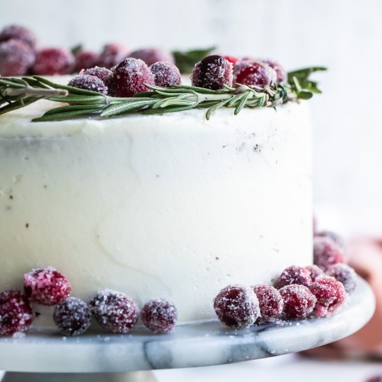 Cranberry Wreath Cake