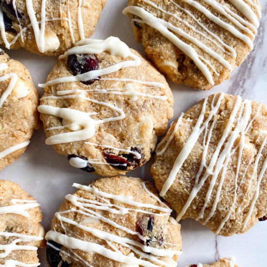 Cranberry White Chocolate Cookies