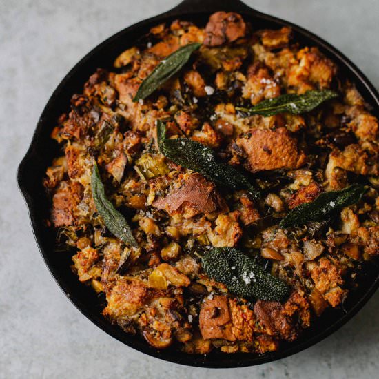 Pork, chestnut and sage stuffing