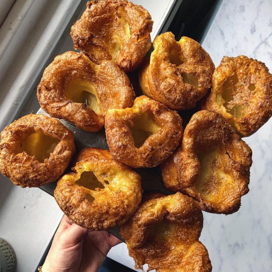 GF beer batter Yorkshire puddings