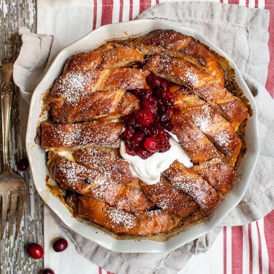 Overnight gingerbread french toast