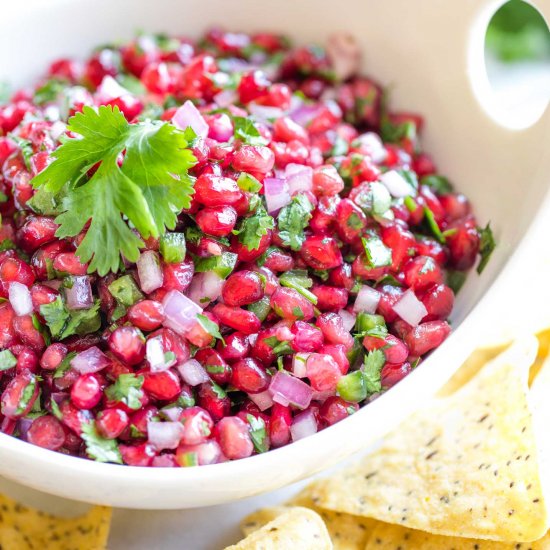 5-Minute Pomegranate Salsa