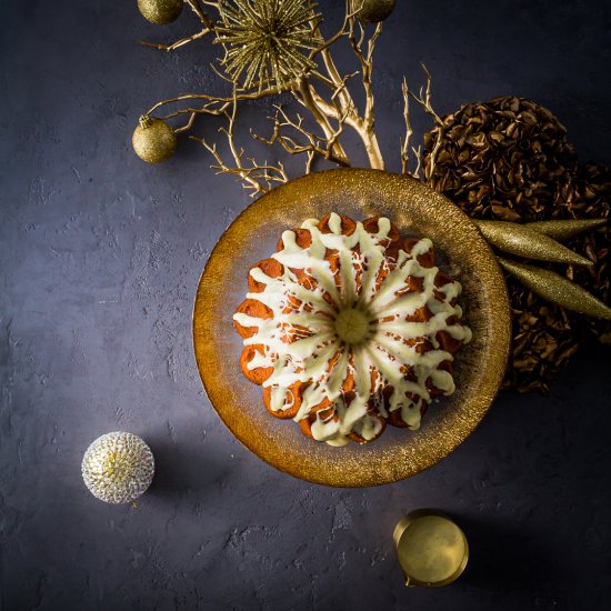 Brandy Eggnog Bundt Cake