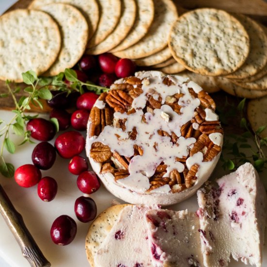 Vegan Cranberry White Stilton