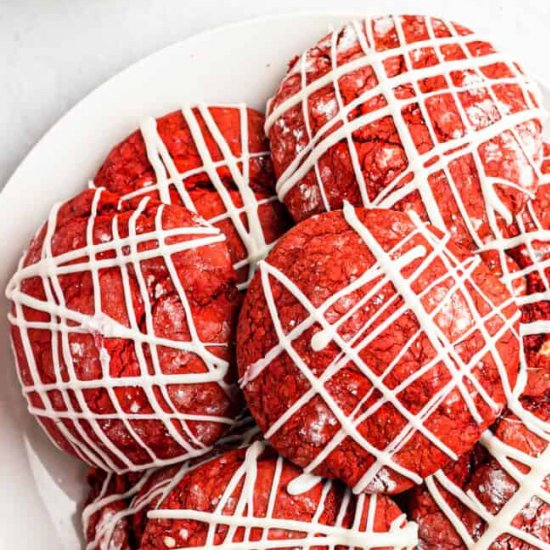 stuffed red velvet cookies!