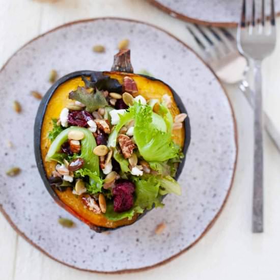 Fall Harvest Salad Acorn Squash