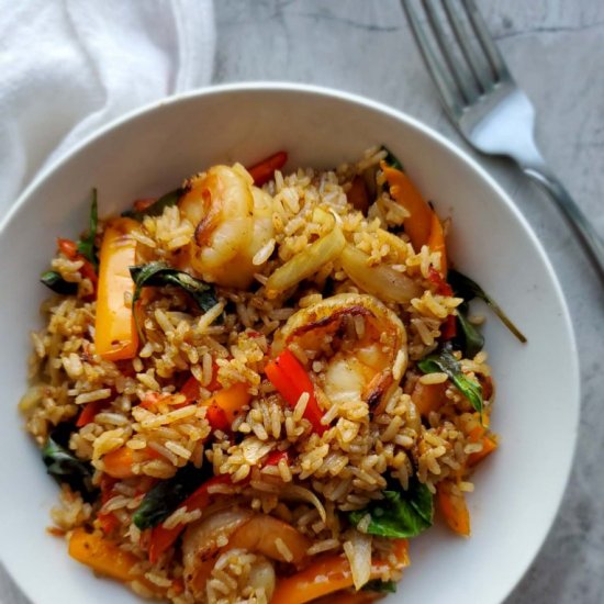 Thai basil fried rice