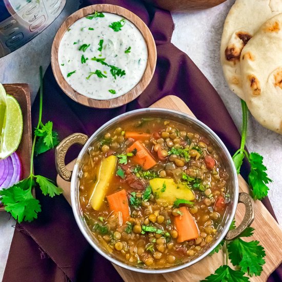 Instant Pot Madras Lentils