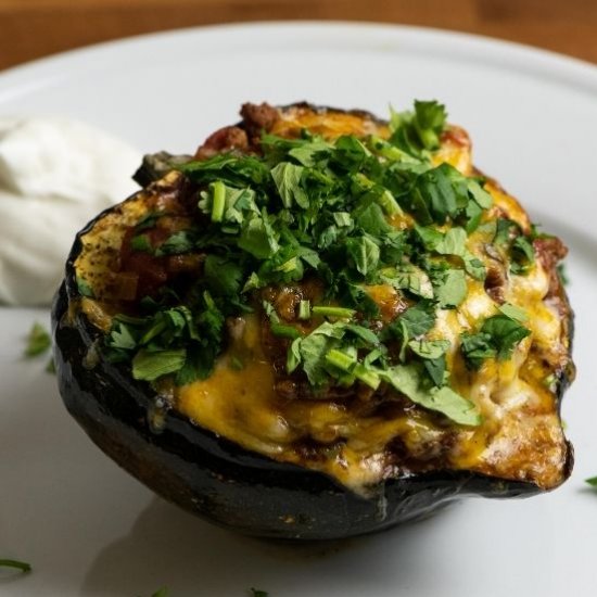 Taco Stuffed Acorn Squash