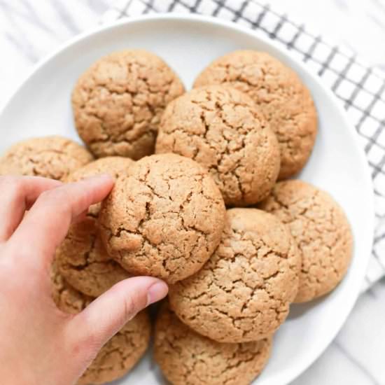 Almond Butter Cookies (GF, DF)