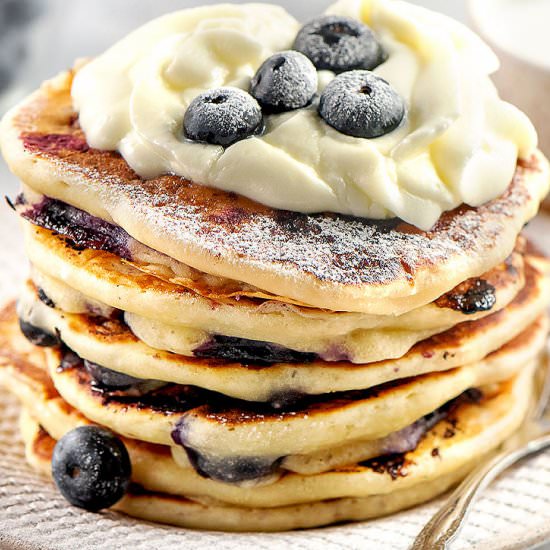 Blueberry Buttermilk Pancakes