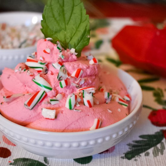 Holiday Peppermint Whipped Cream