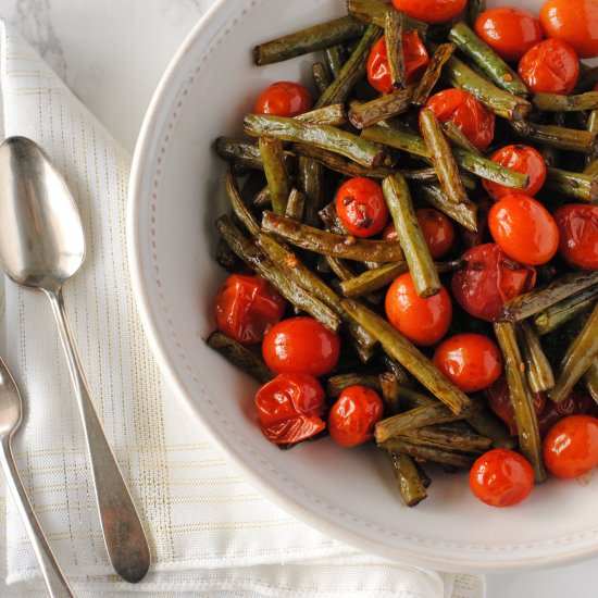 Balsamic Green Beans & Tomatoes