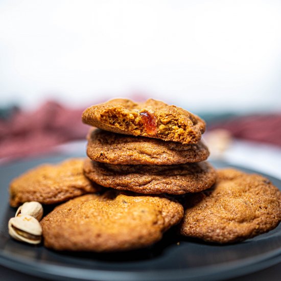 Turkish Delight & Rosewater Cookies