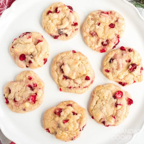 White Chocolate Cranberry Cookies