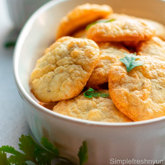 Air fryer Medhu Vada Bites