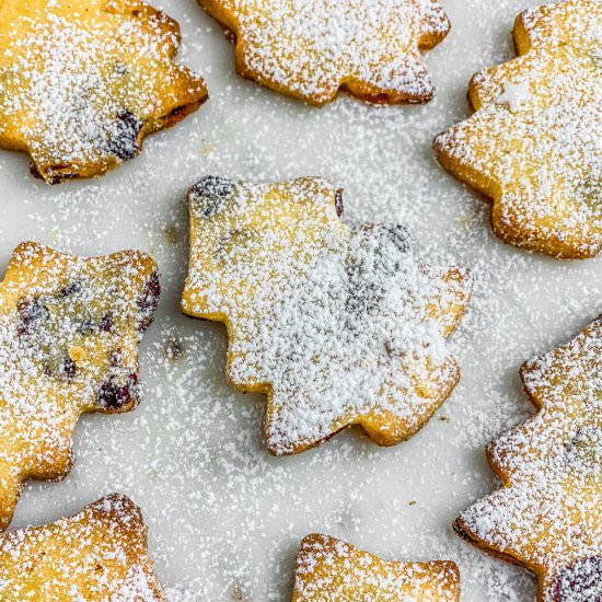 GF Christmas Tree Shortbread Cookie